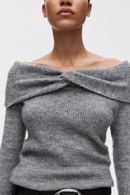 H&M Off-the-shoulder Jumper