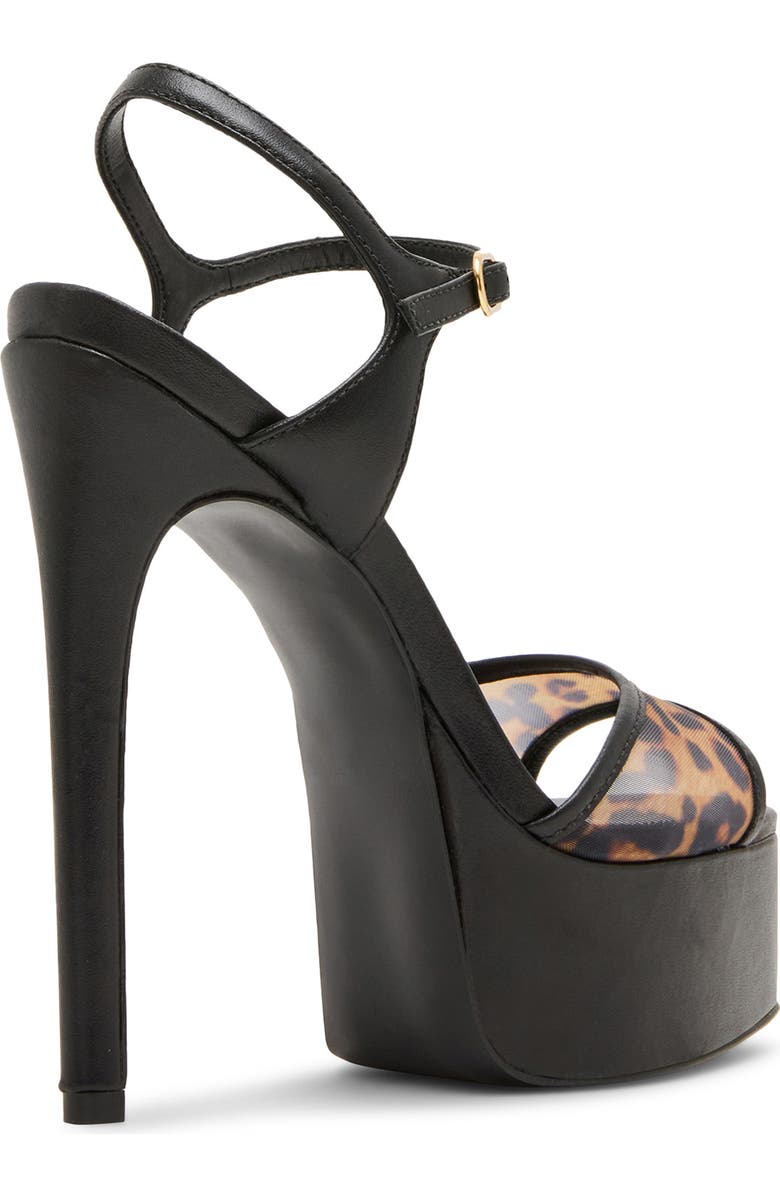 Steve Madden Cologne Platform Stiletto Sandal, Alternate, color, Leopard Multi