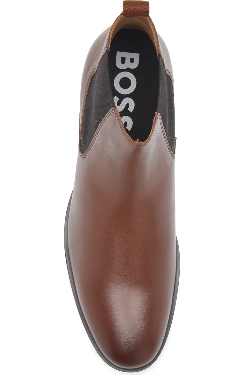 BOSS Colby Chelsea Boot, Alternate, color, Medium Brown