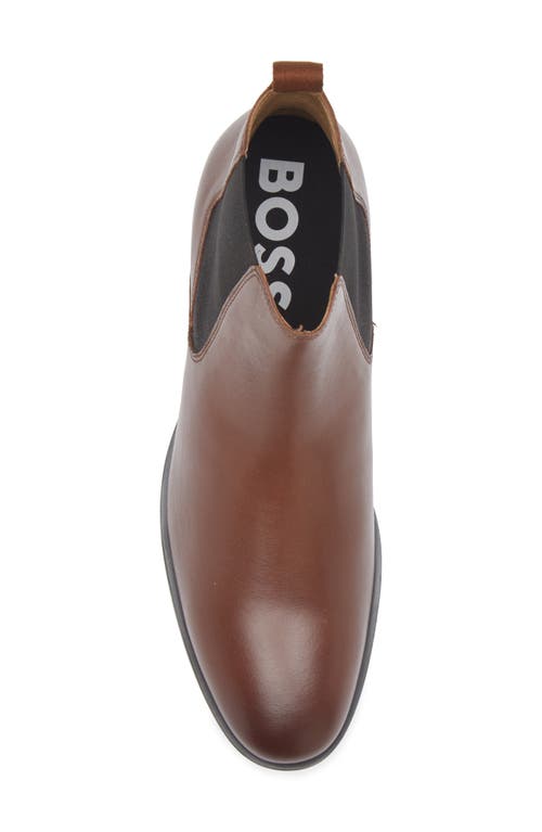 Hugo Boss Boss Colby Chelsea Boot In Brown