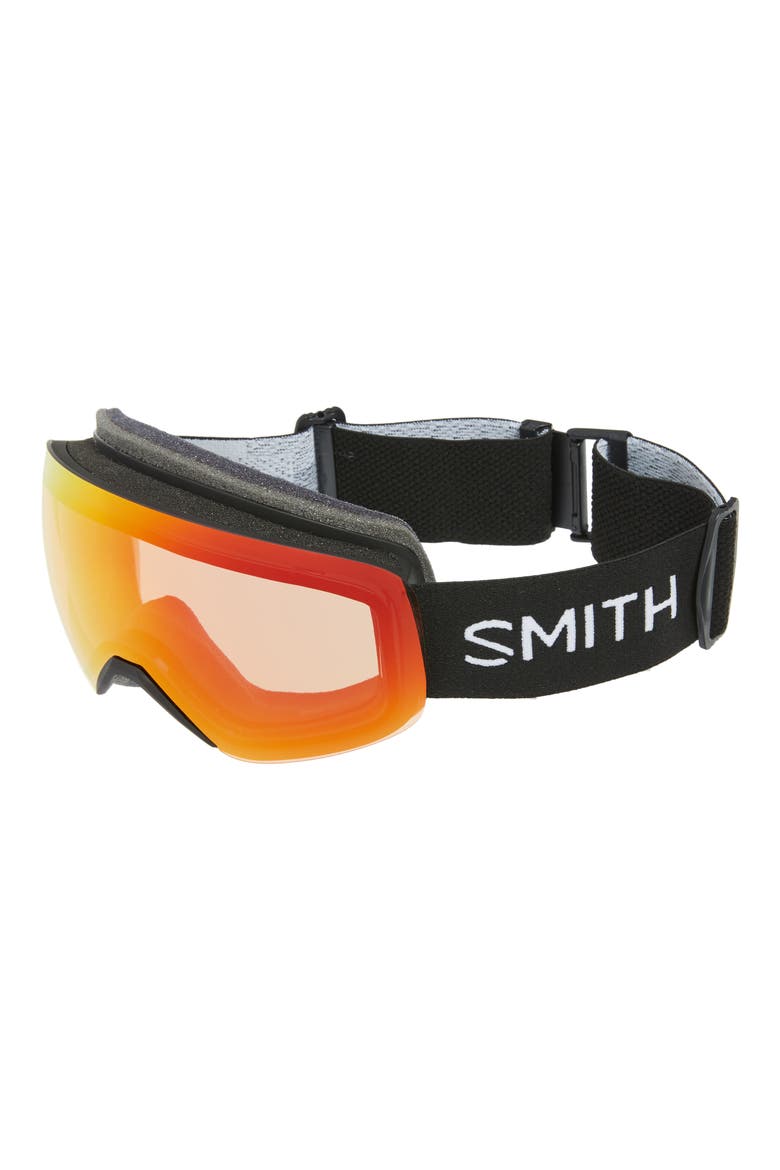 Skyline 205mm Special Fit ChromaPop Snow Goggles, Alternate, color, BLACK/ RED MIRROR