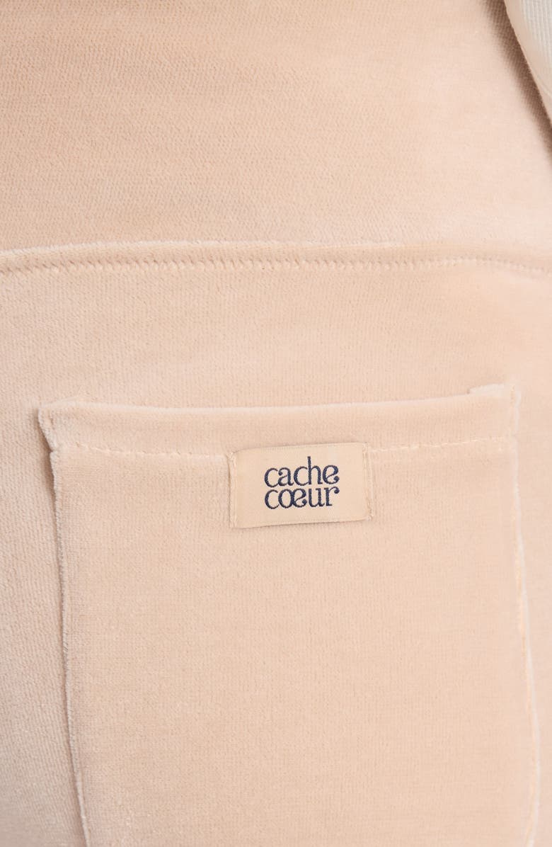 Cache Coeur Enzo Velour Maternity Sleep Pants, Alternate, color,