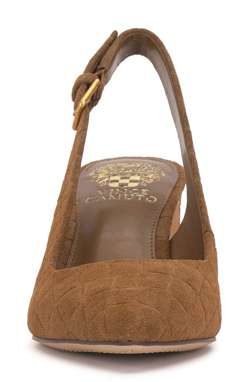 Vince Camuto Hamden Pointed Toe Slingback Pump In Animal Print