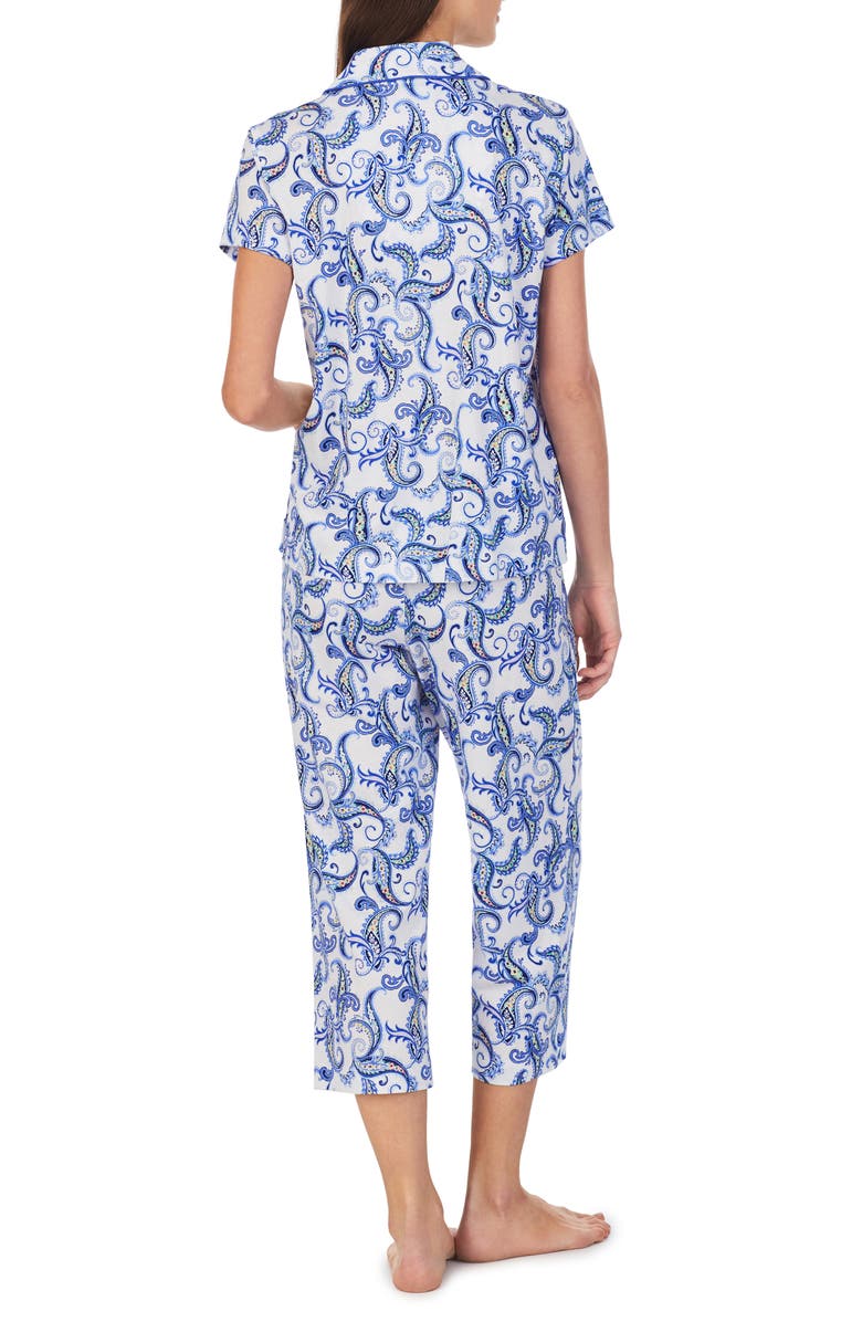 Lauren Ralph Lauren Print Capri Pajamas, Alternate, color, 