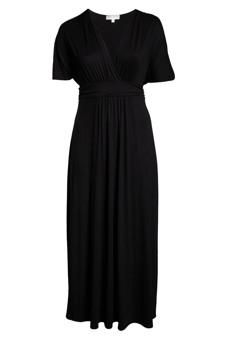 Vienna Maxi Dress, Alternate, color, BLACK NOIR