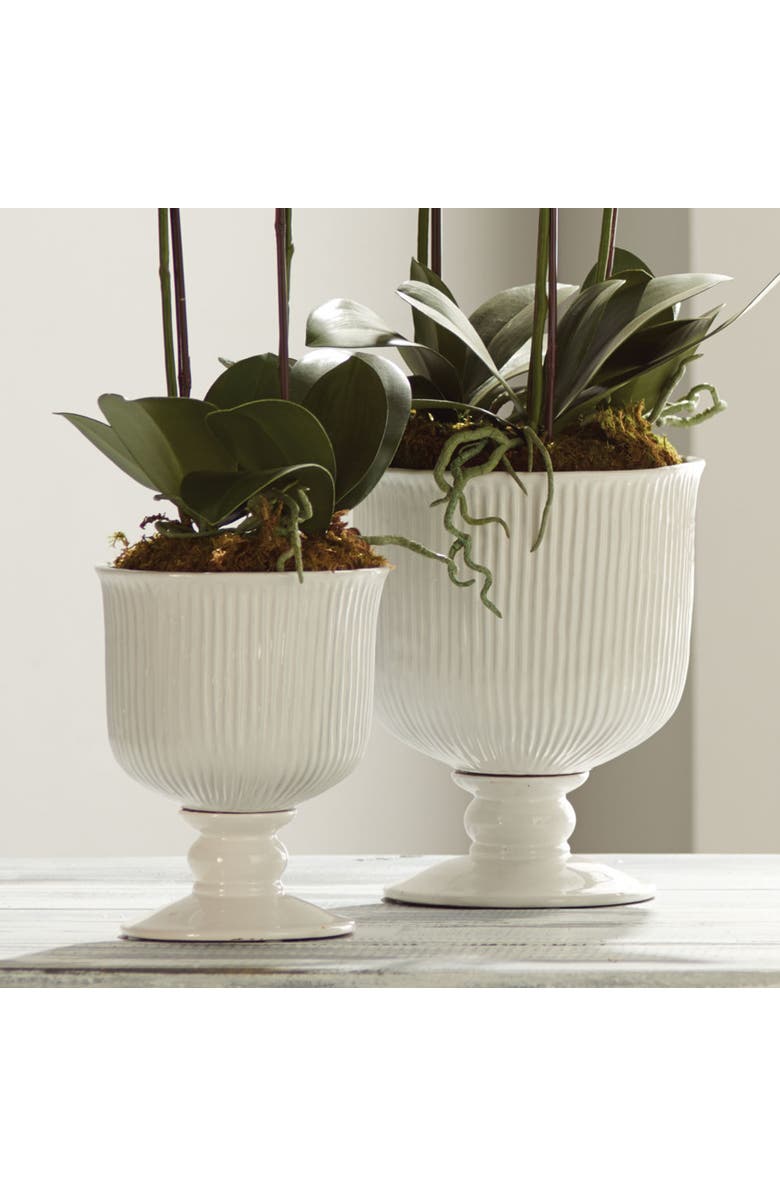 Napa Home & Garden Sinclair Footed Urn 11", Alternate, color, White