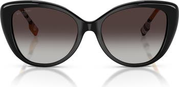 54mm Gradient Cat Eye Sunglasses