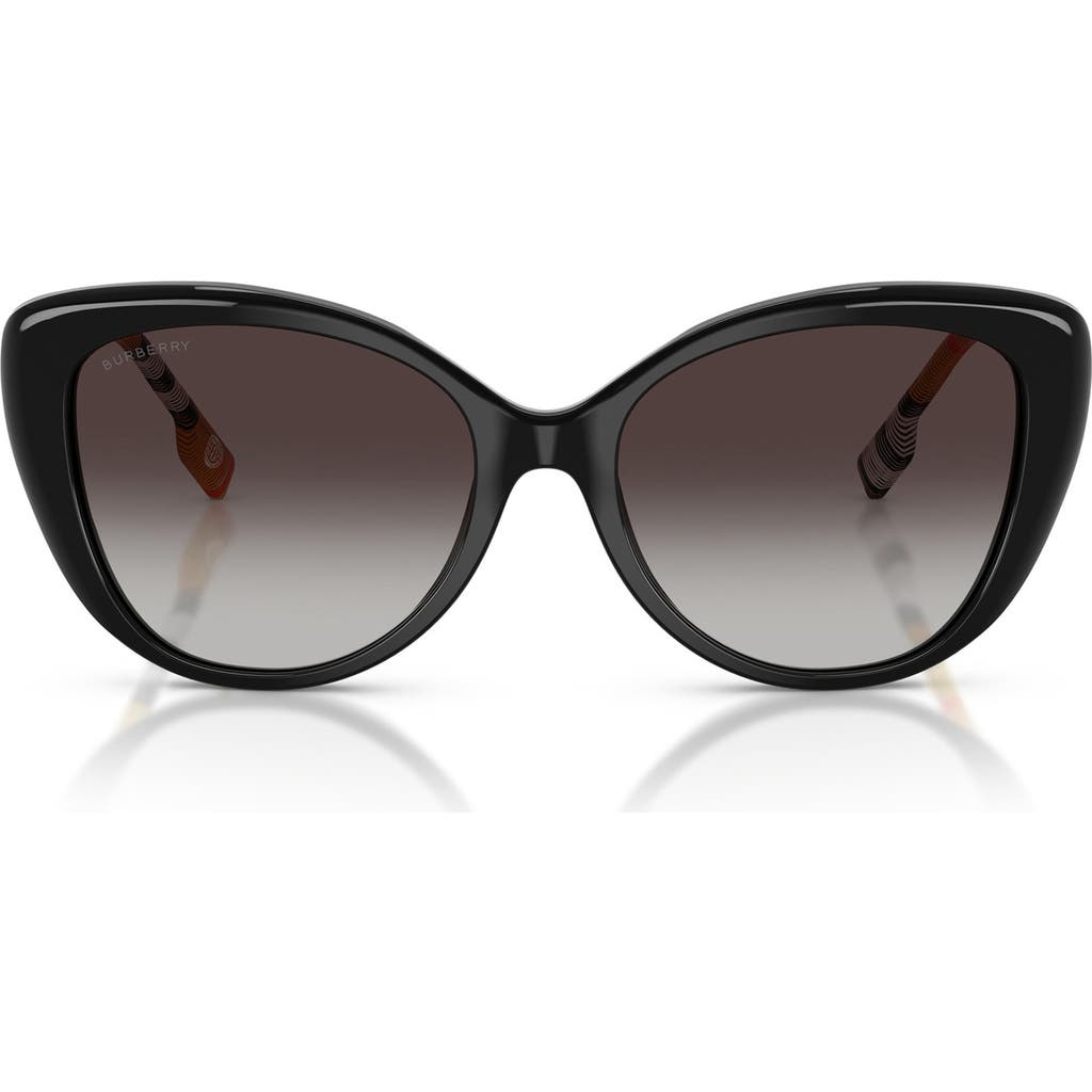 Burberry 54mm Gradient Cat Eye Sunglasses In Multi
