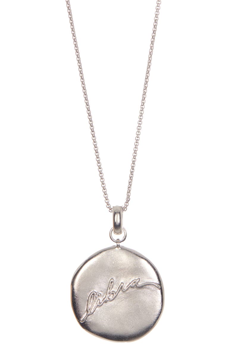 Kendra Scott Gemini Large Coin Zodiac Necklace, Alternate, color,