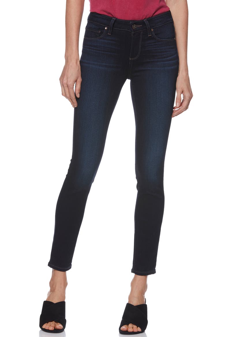 Transcend - Verdugo Ankle Skinny Jeans, Main, color, RENNA