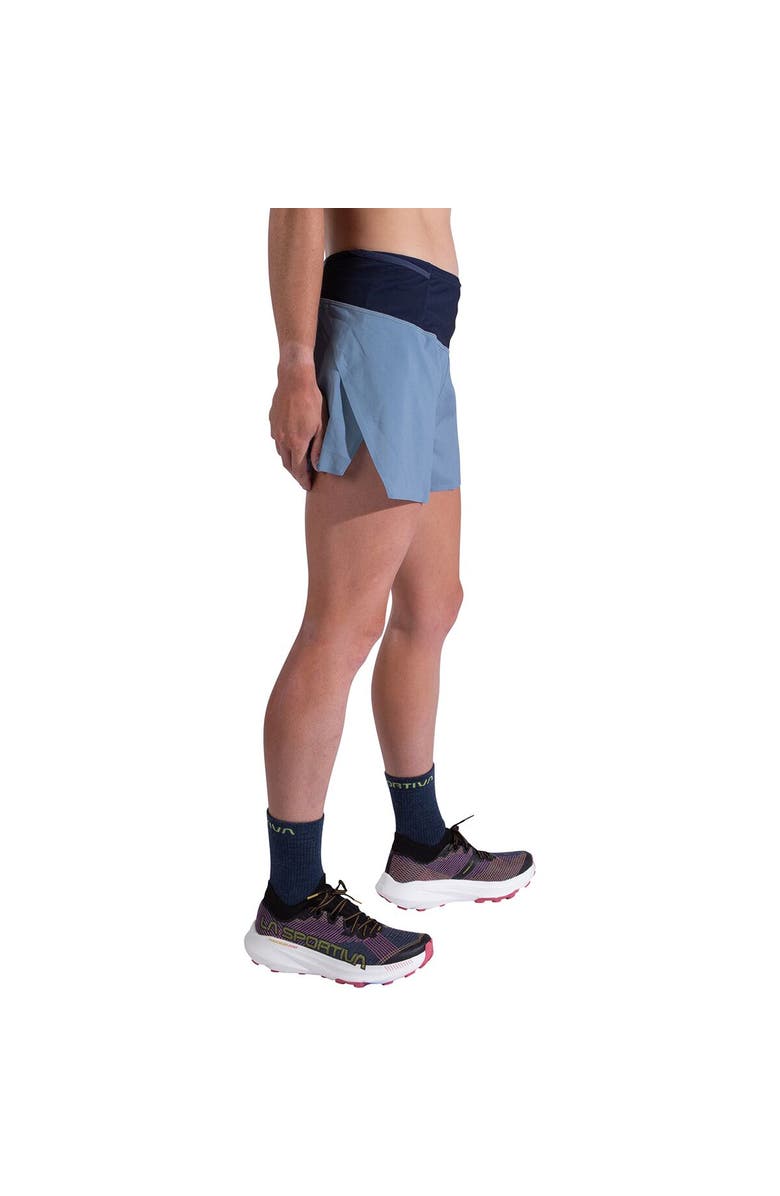 La Sportiva Flow 3In Short - Women's, Alternate, color, Limestone/Night Sky