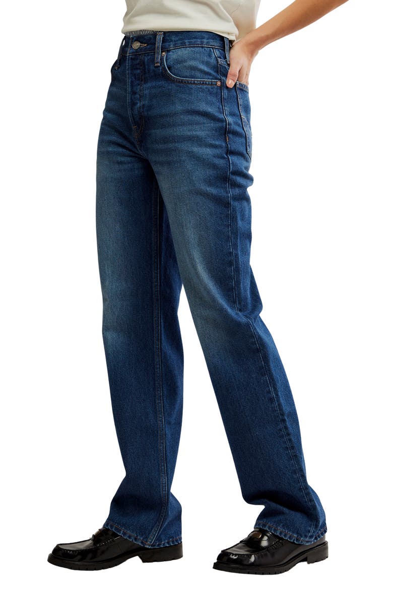 Holly Ripped Bootcut Jeans, Alternate, color, THAMES