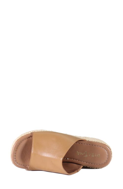 Diba True Go Getter Espadrille Platform Wedge Sandal In Brown