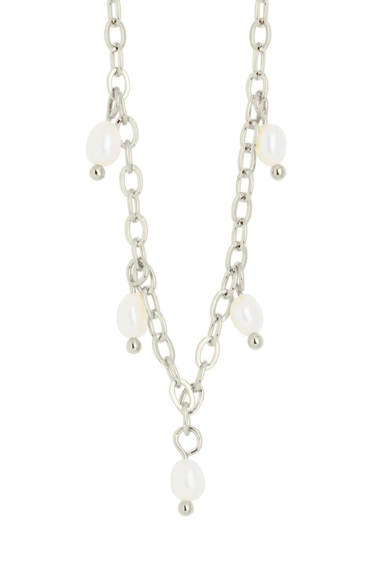 Sterling Forever Dottie Pearl Choker Necklace, Alternate, color, 