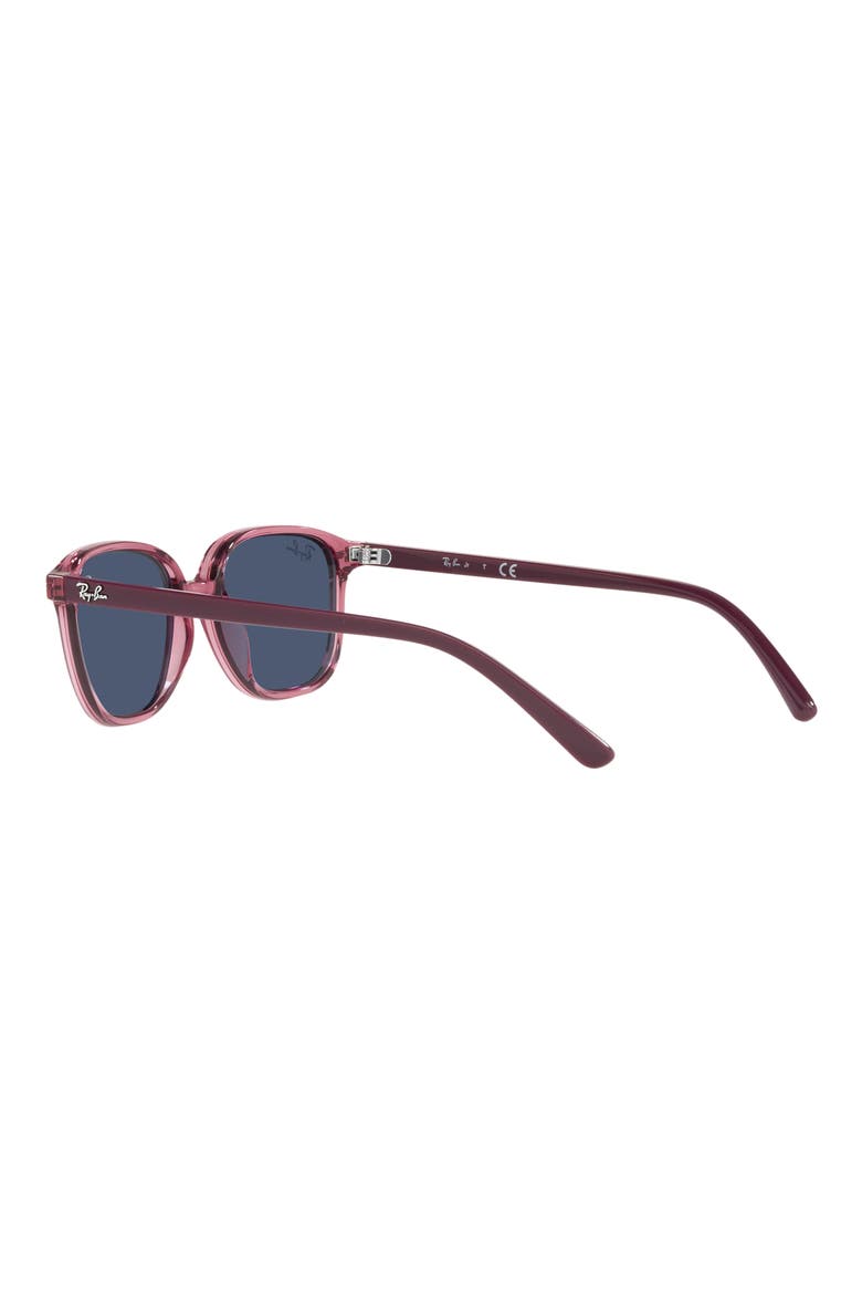 Kids' Junior Leonard 45mm Square Sunglasses, Alternate, color, TRANSPARENT PINK