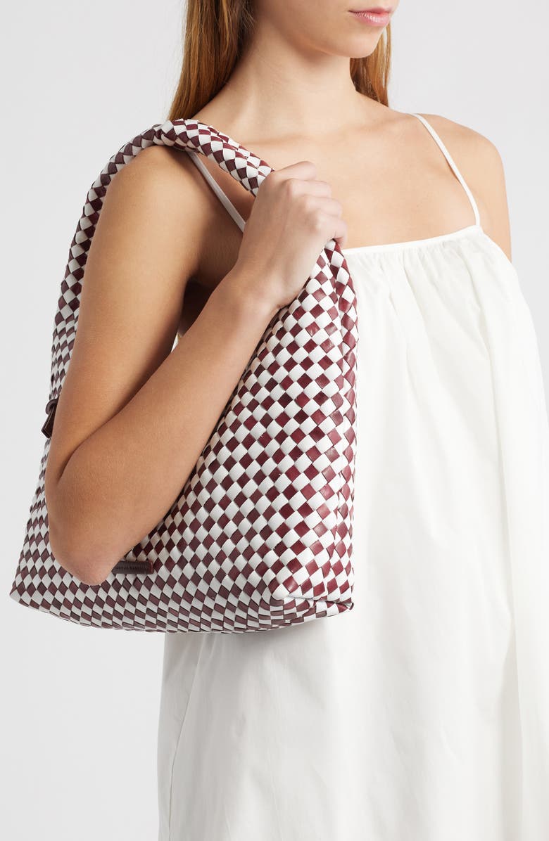 Loeffler Randall Willow Hobo Bag, Alternate, color, Maroon/ White