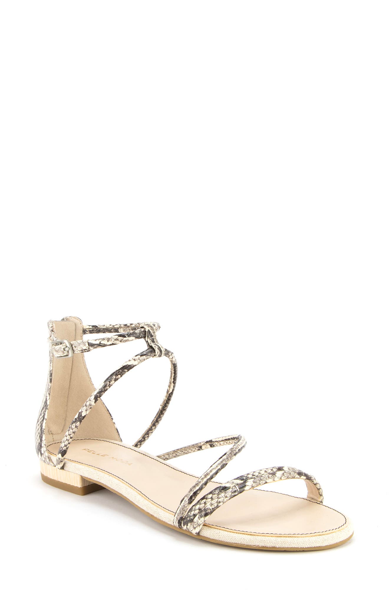 Pelle Moda Baja Strappy Sandal, Main, color, 