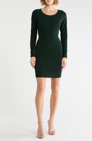 Madden Girl Back Cutout Long Sleeve Minidress