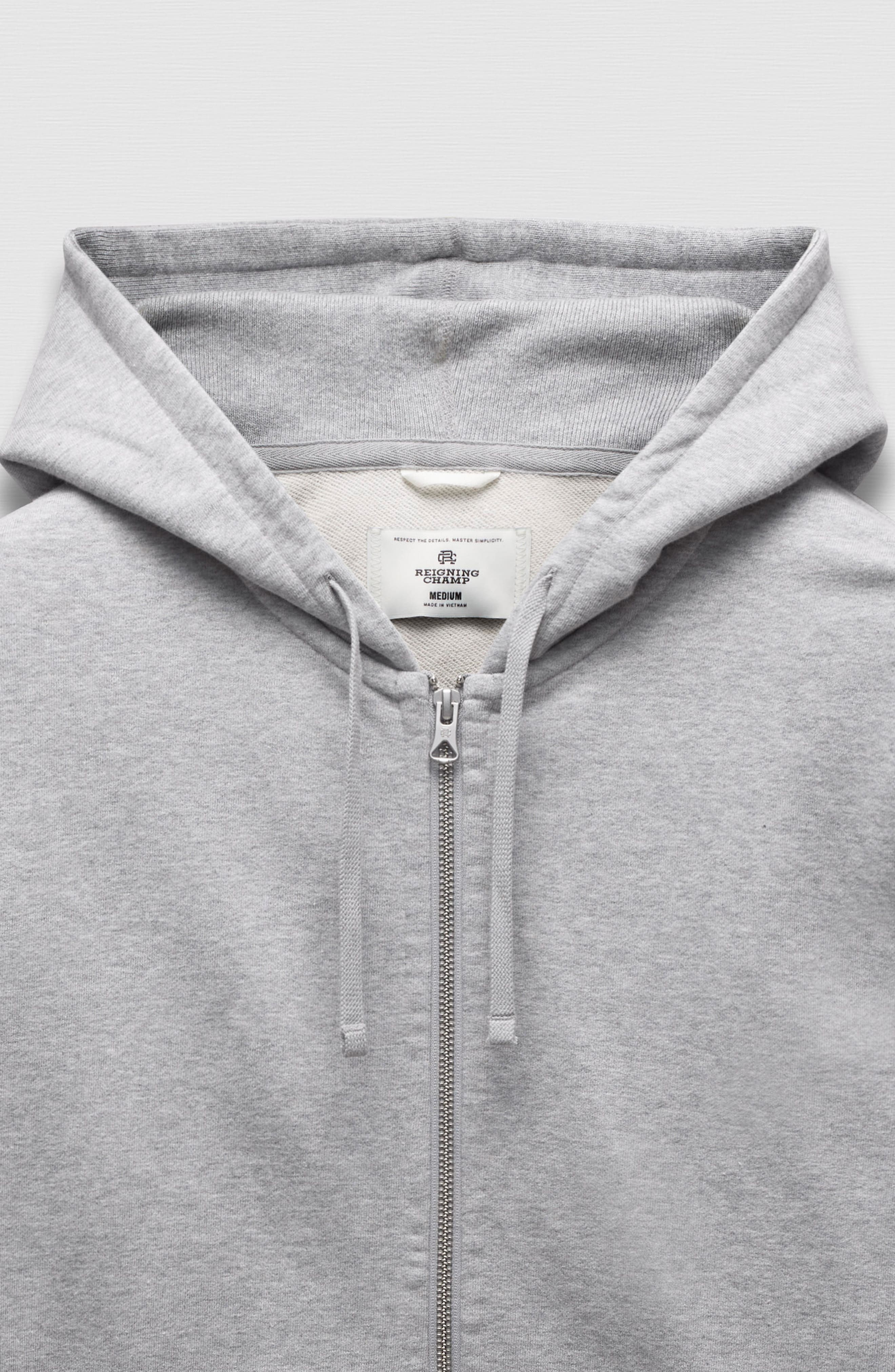 Midweight Terry Standard Full Zip Hoodie (Men) | Nordstrom