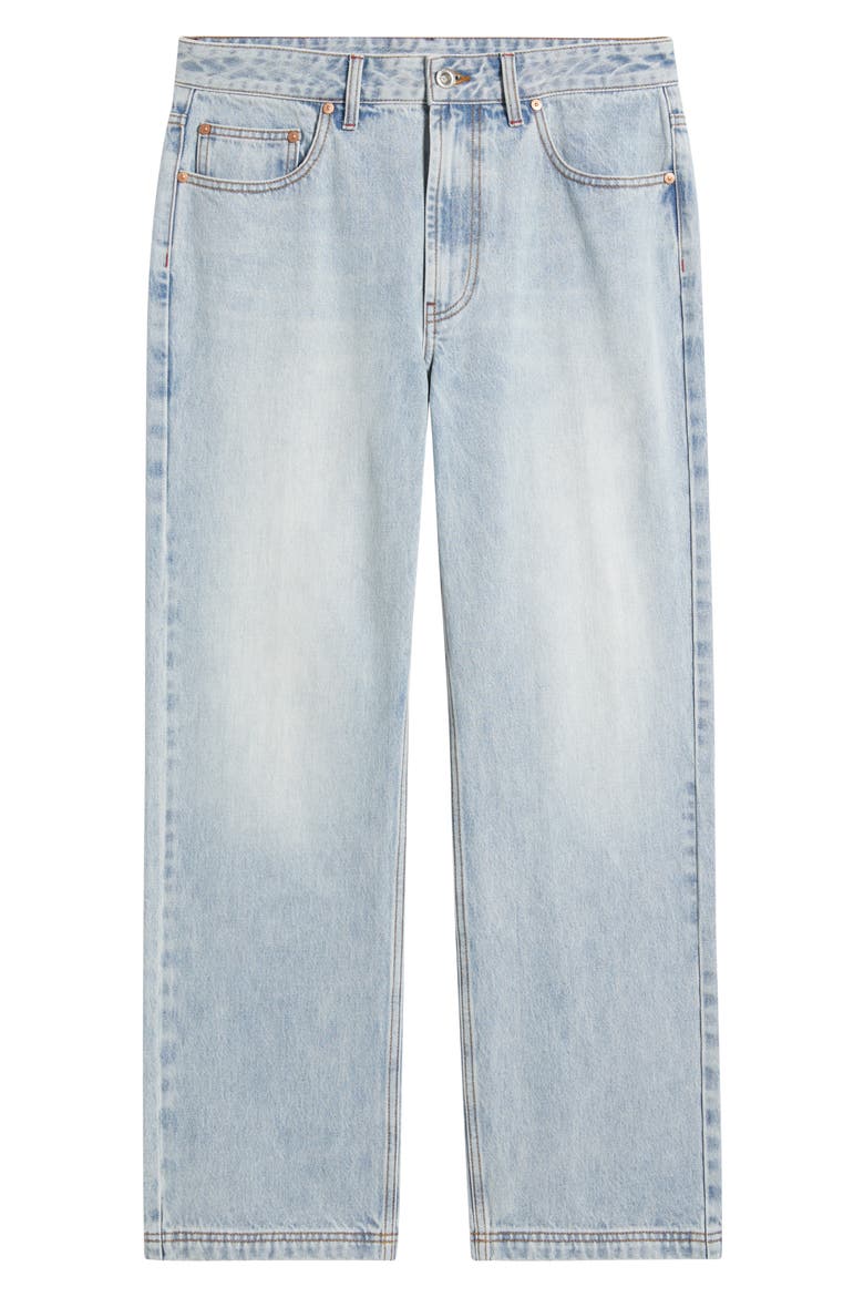 Straight Leg Jeans, Alternate, color, PALE BLUE