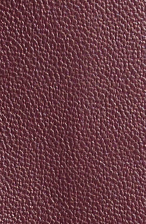 Lafayette 148 New York Elbow Sleeve Napa Leather Crop Jacket In Brown
