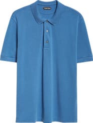 TOM FORD Lyocell & Cotton Piqué Polo