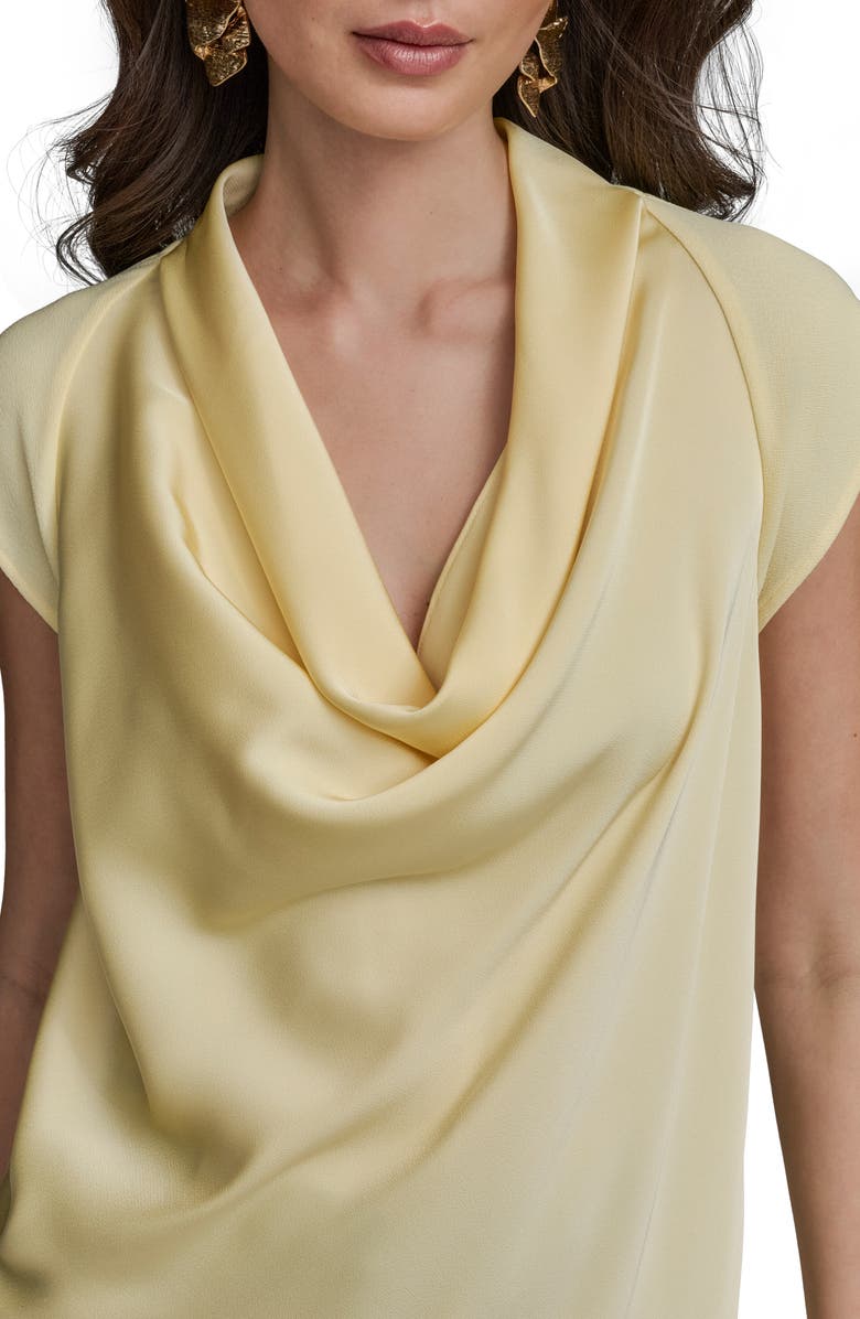 Donna Karan New York Cowl Neck Top, Alternate, color, 