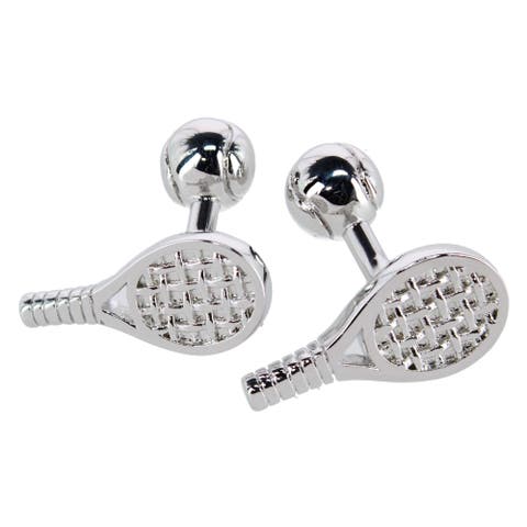 The Centre Court Racquet Cufflinks