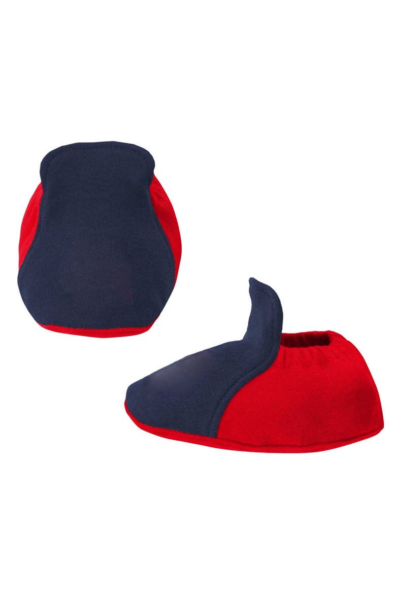 Newborn & Infant Red/Navy St. Louis Cardinals Three-Piece Love of Baseball Bib Bodysuit & Booties Set, Alternate, color, Red