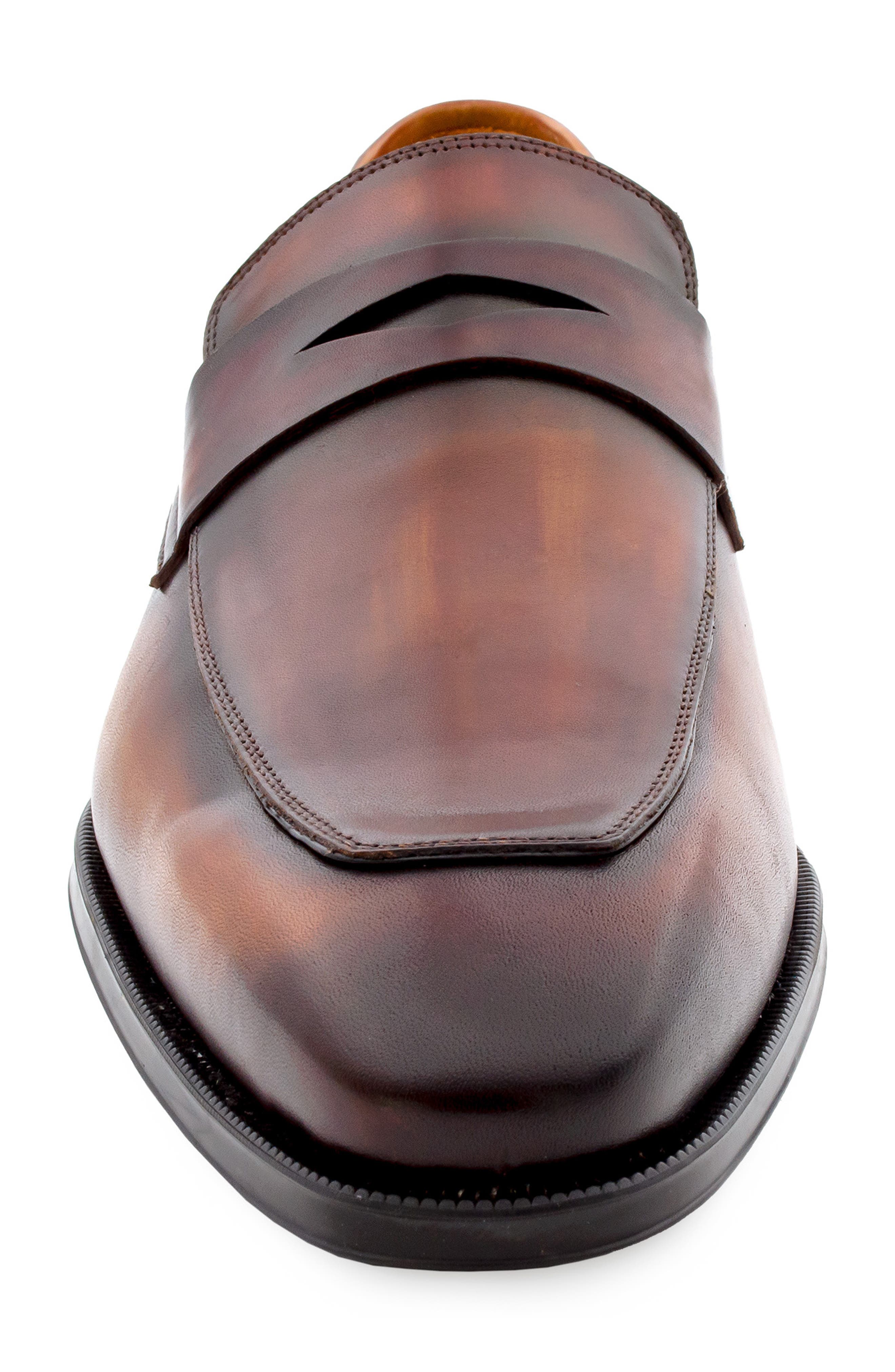 Avenue Penny Loafer, Alternate, color, COGNACRUST