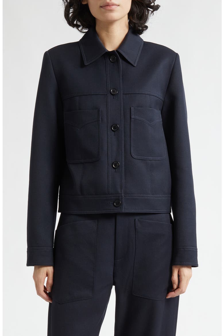 Susannah Virgin Wool Jacket, Main, color, MIDNIGHT