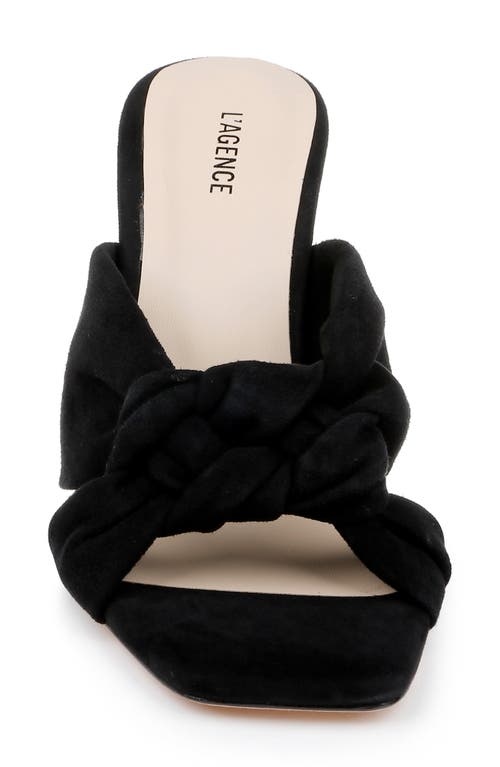 L Agence L'agence Leonie Slide Sandal In Black