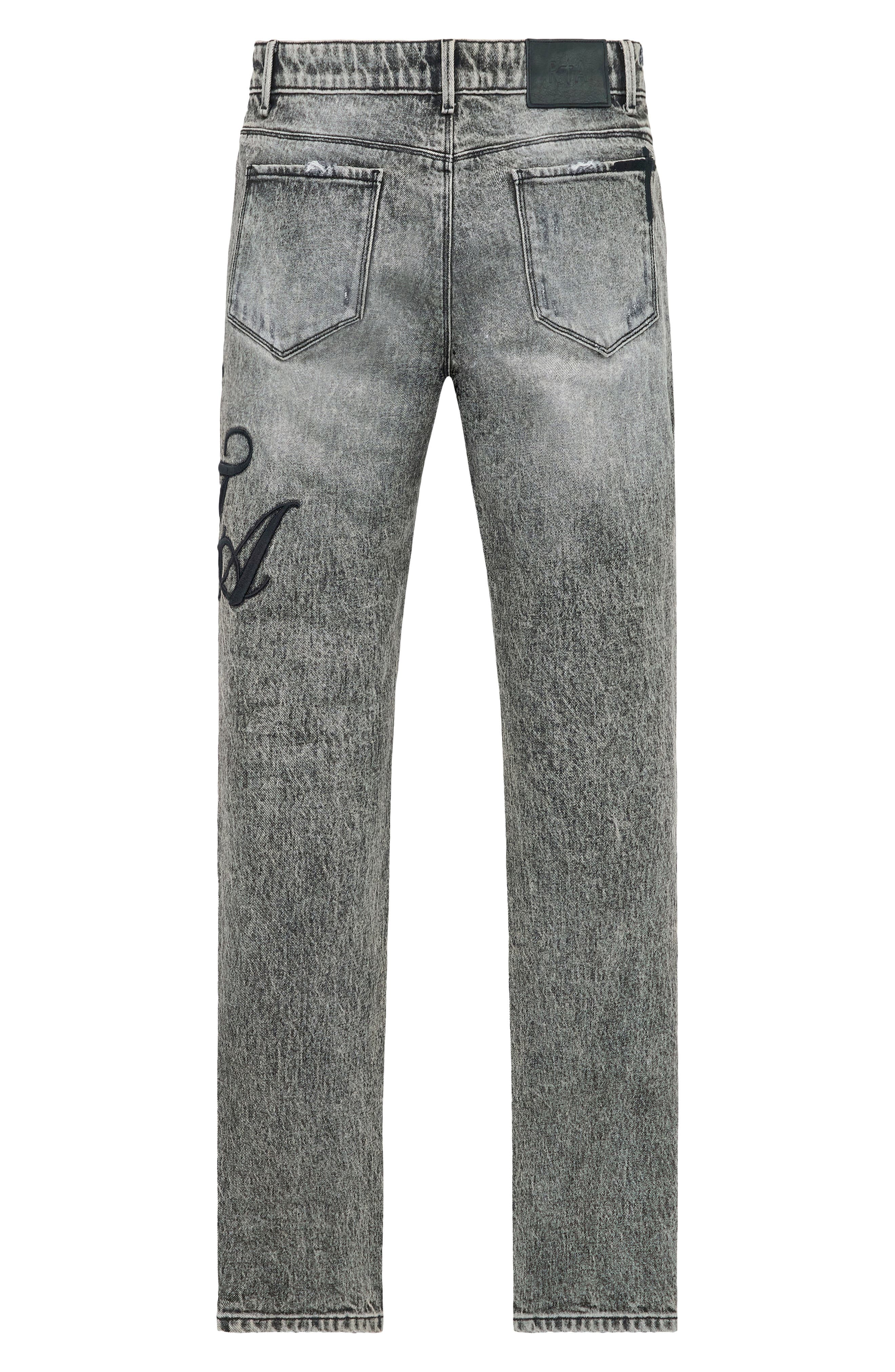 Bryant Embroidered Skinny Jeans - image 2