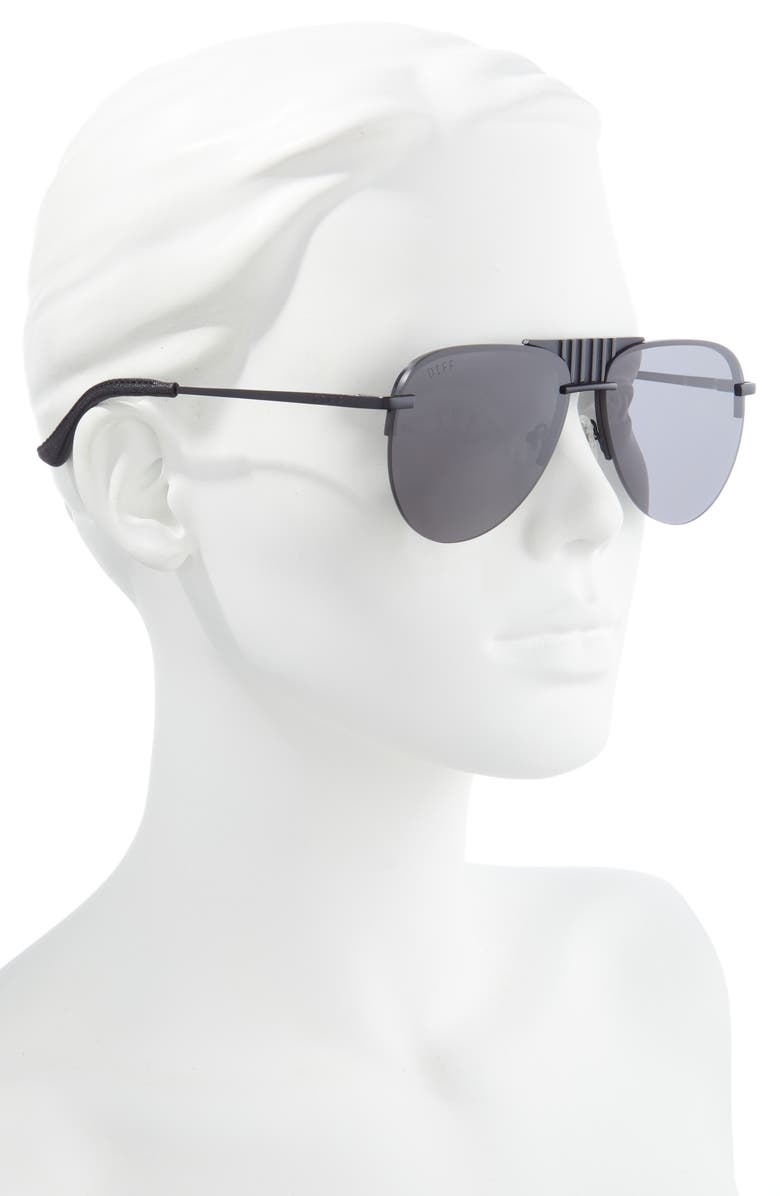 DIFF x Star Wars<sup>™</sup> Darth Vader 58mm Aviator Polarized Oversized Sunglasses, Alternate, color, 