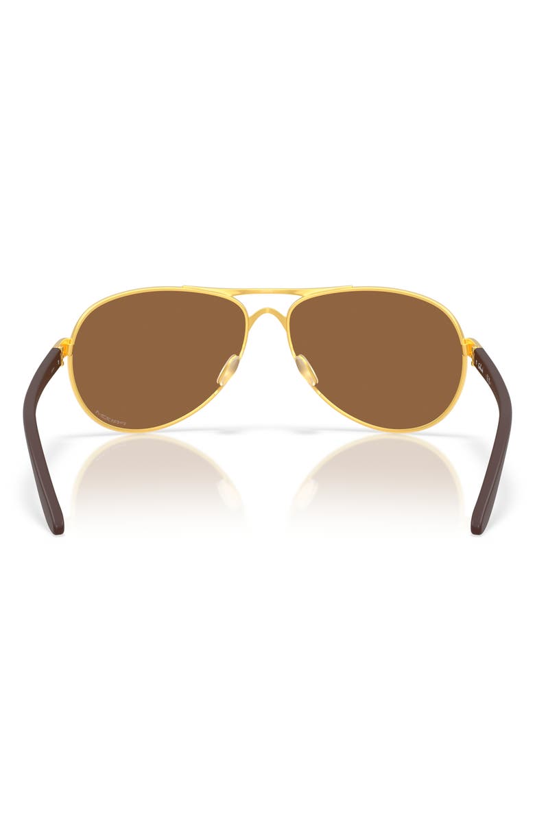 Oakley Feedback 59mm Prizm<sup>™</sup> Pilot Sunglasses, Alternate, color, Bronze