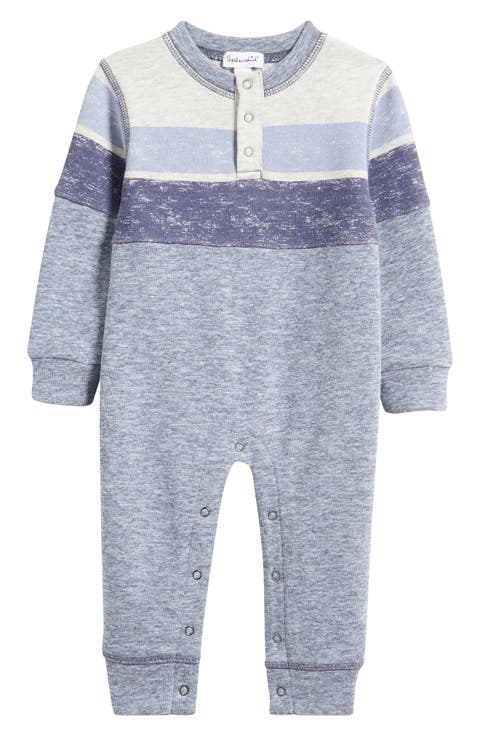 Blake Block Stripe Romper (Baby)