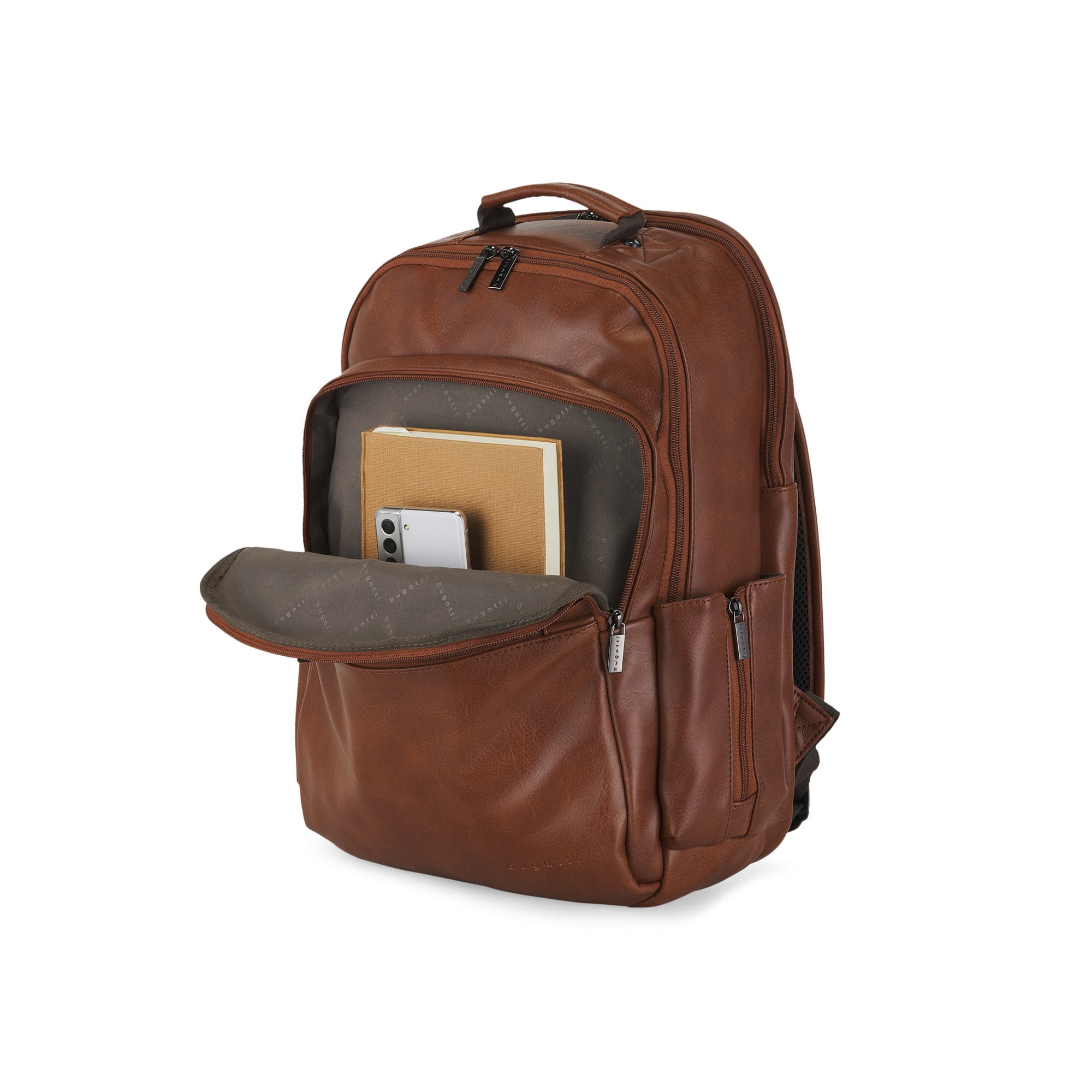 bugatti Valentino Backpack, Alternate, color, Cognac