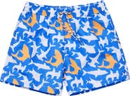 Snapper Rock Kids' Shark Squad Swim Trunks