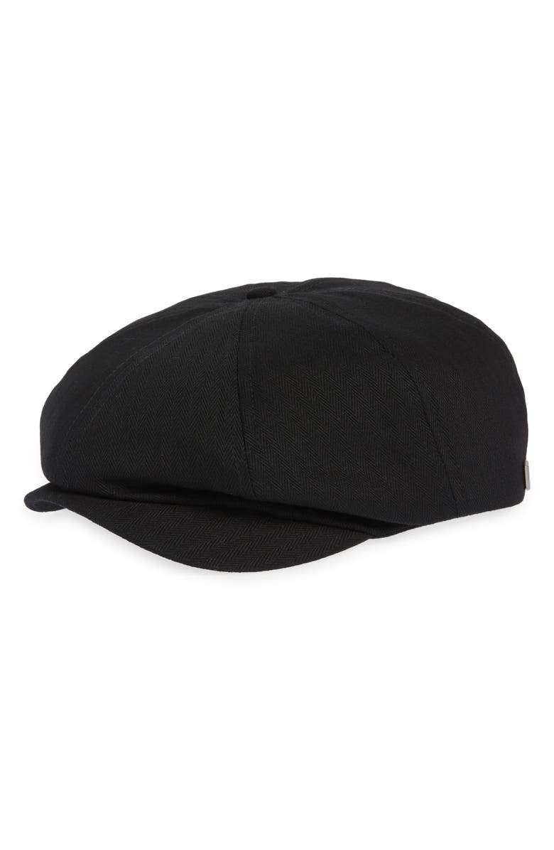 Brixton Brood Driving Cap, Main, color, Black