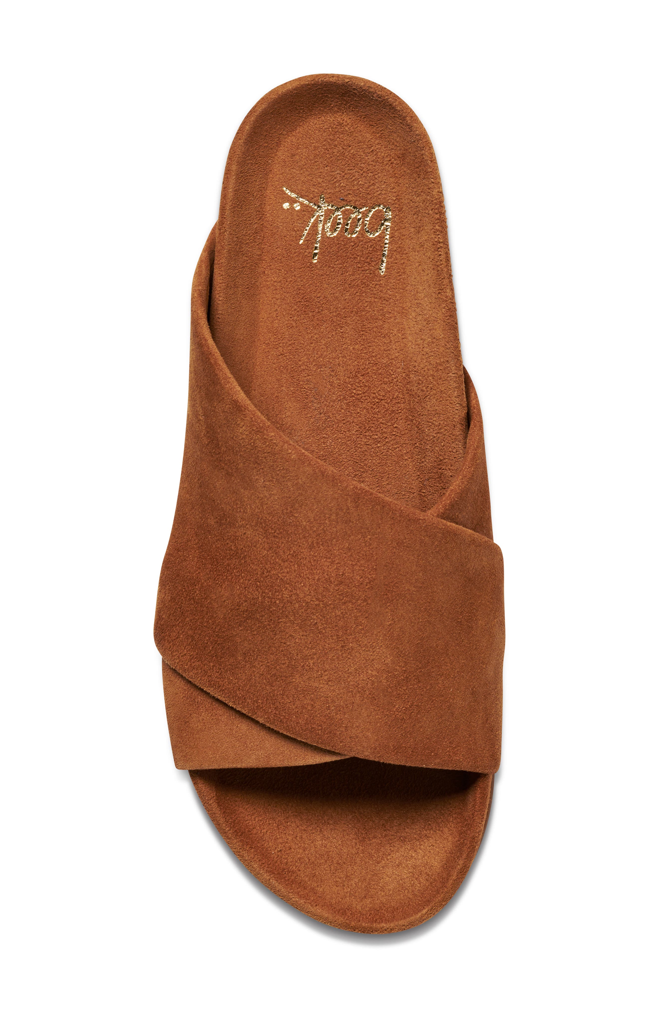 Beek Kea Slide Sandal, Alternate, color, Caramel