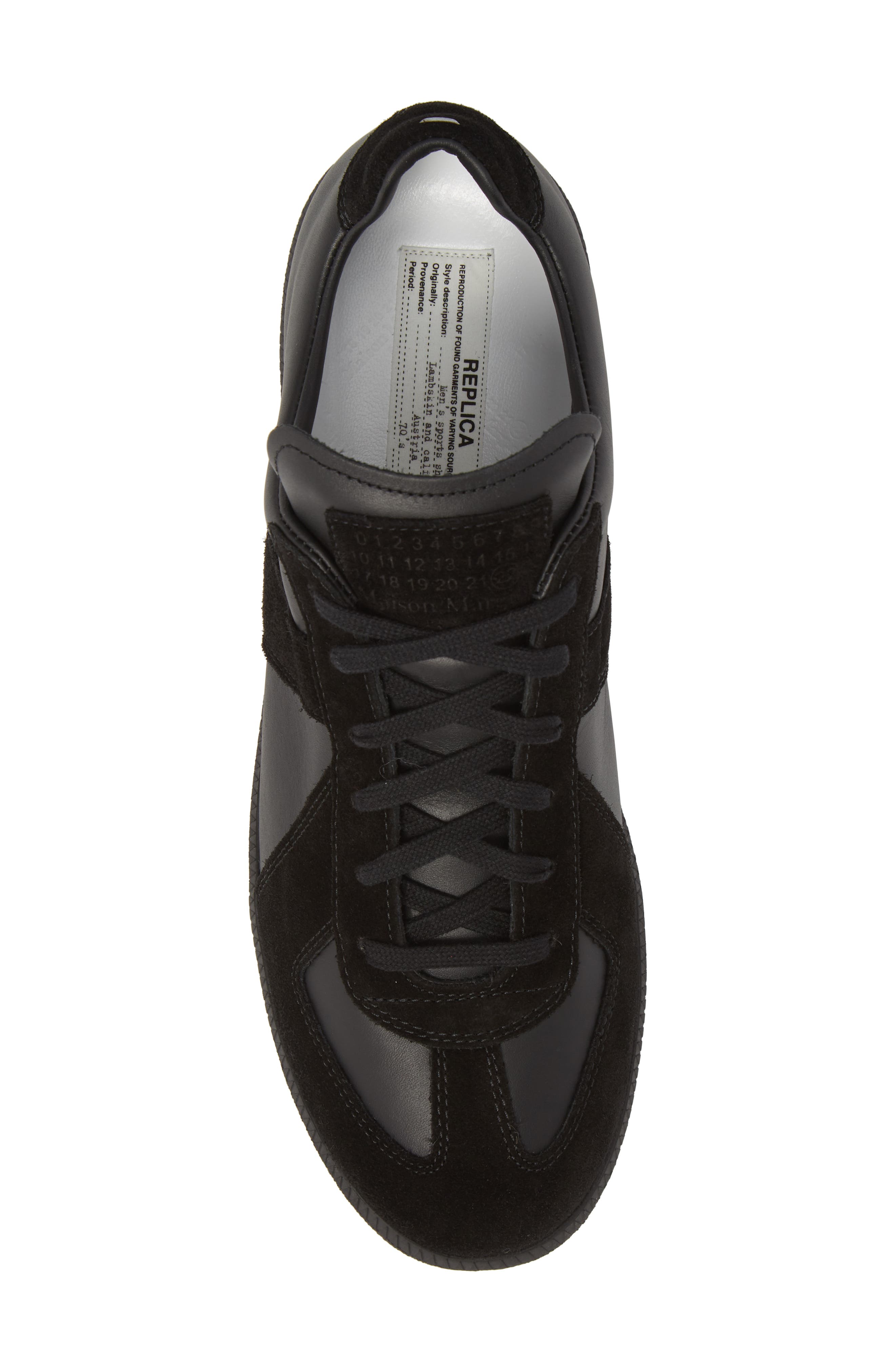Maison Margiela Replica Low Top Sneaker, Alternate, color, Black 900