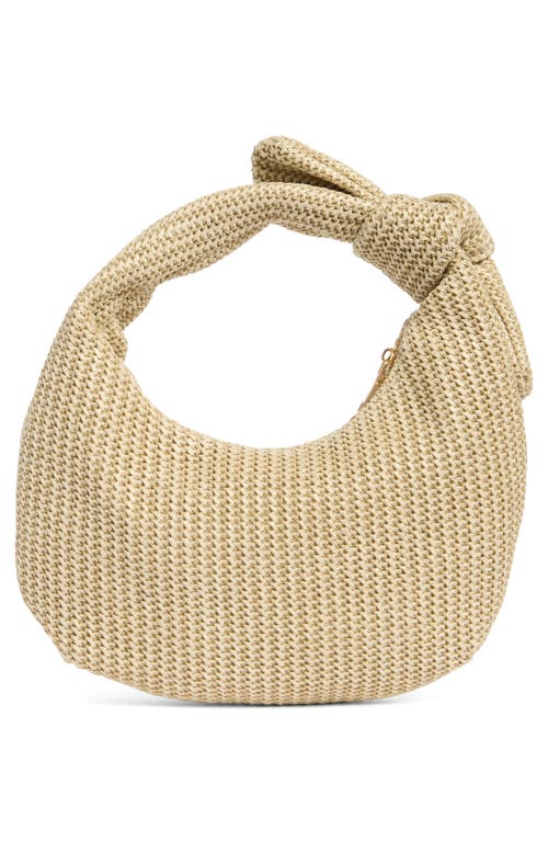Urban Expressions Handbags Penny Woven Shoulder Bag In Brown