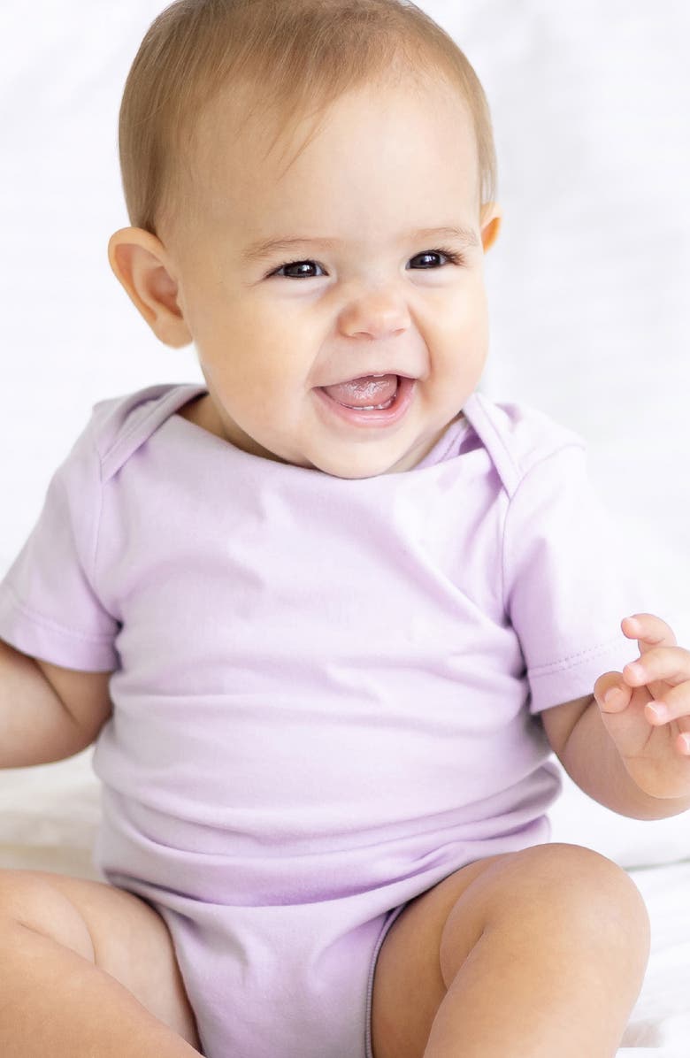 BUTTERBLU Avery Assorted 5-Pack Organic Cotton Bodysuits, Alternate, color, Pink