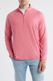 johnnie-O Freeborne PREP-FORMANCE Quarter Zip Pullover
