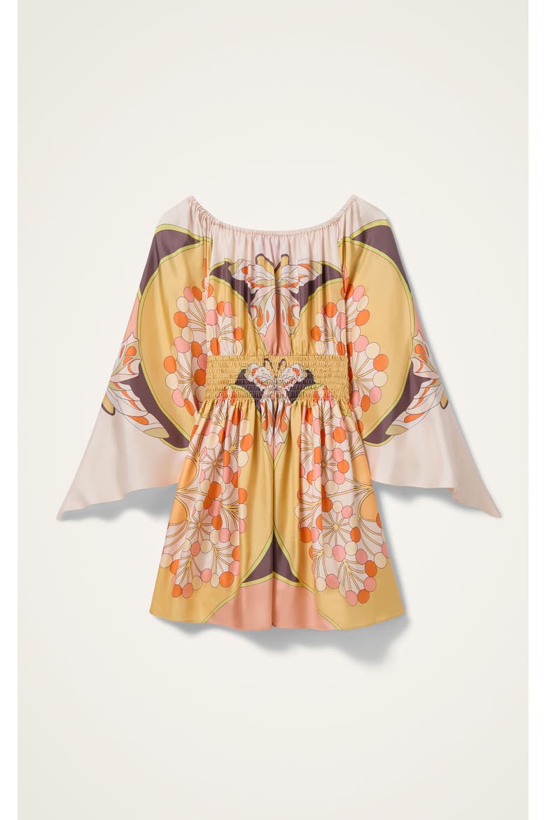 Sienna Mini Dress Placée, Alternate, color, Florette Placée Pale Pink