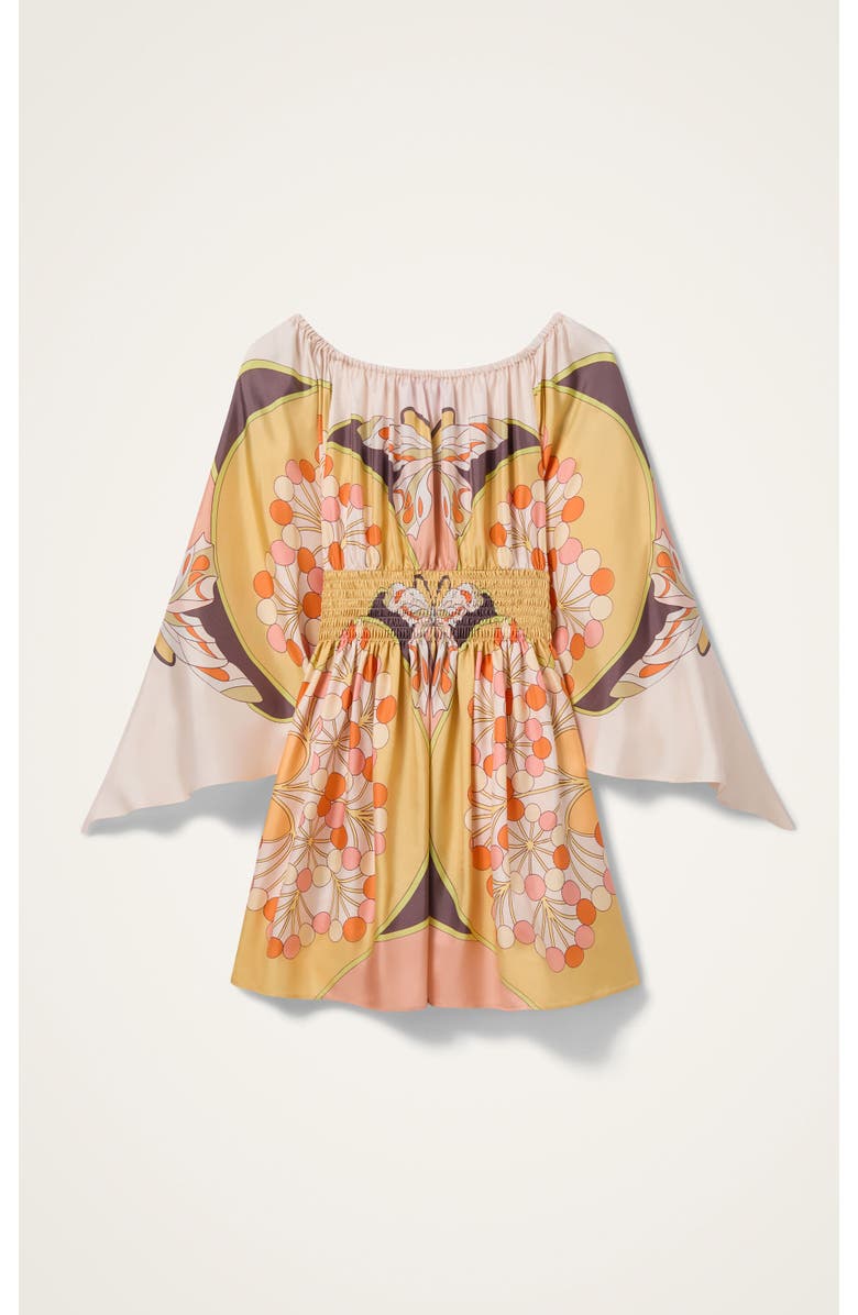 La DoubleJ Sienna Mini Dress Placée, Alternate, color, Florette Placée Pale Pink