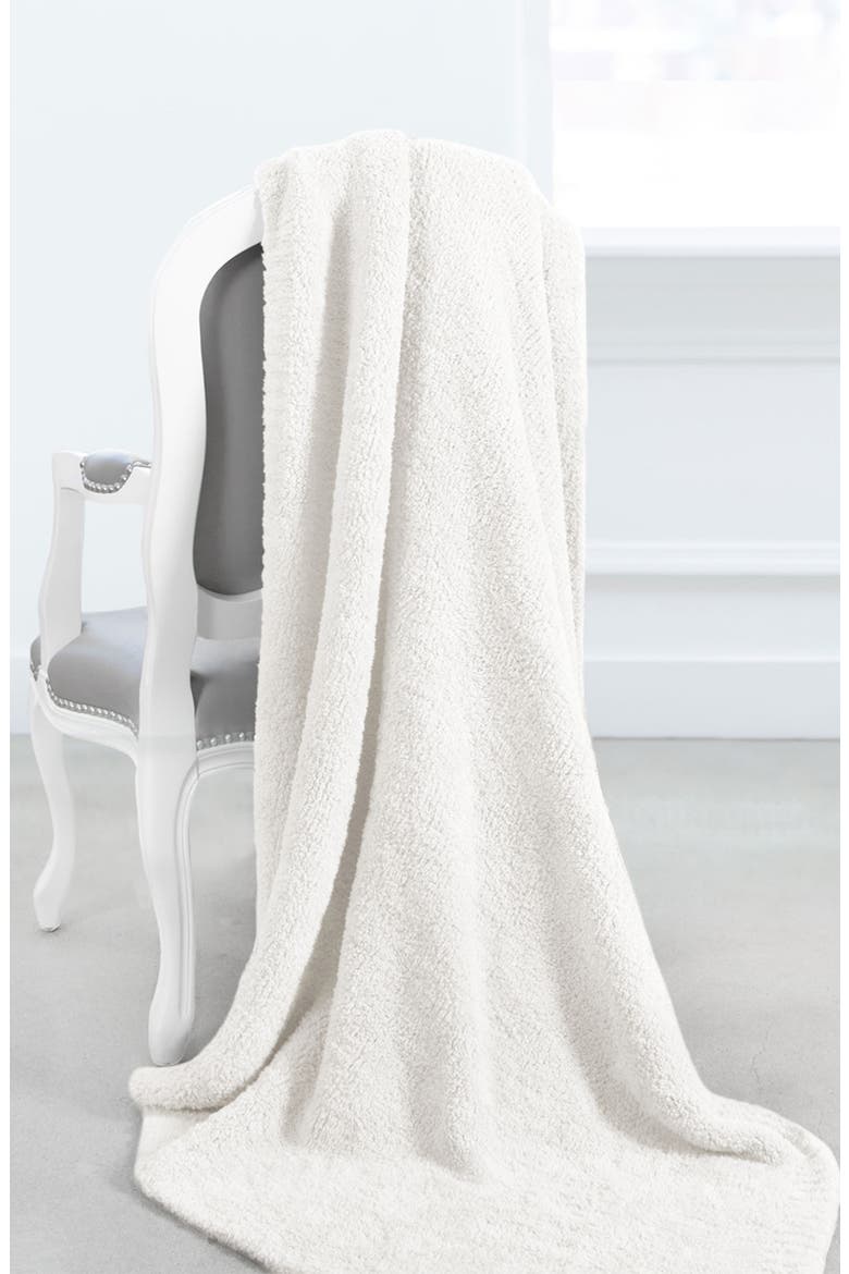 Plush Throw Blanket, Alternate, color, CREAM