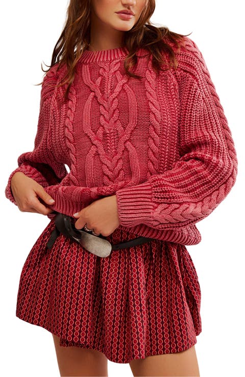 Frankie Cable Cotton Sweater