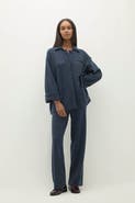NAKED CASHMERE Rome Denim Cashmere Chore Jacket