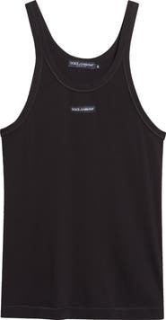 Dolce&Gabbana Logo Patch Tank